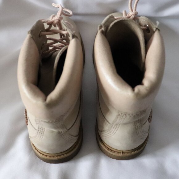 Timberland Womens Pink Linden Woods Leather Waterproof Lace Up Outdoor Boots - Picture 7 of 12